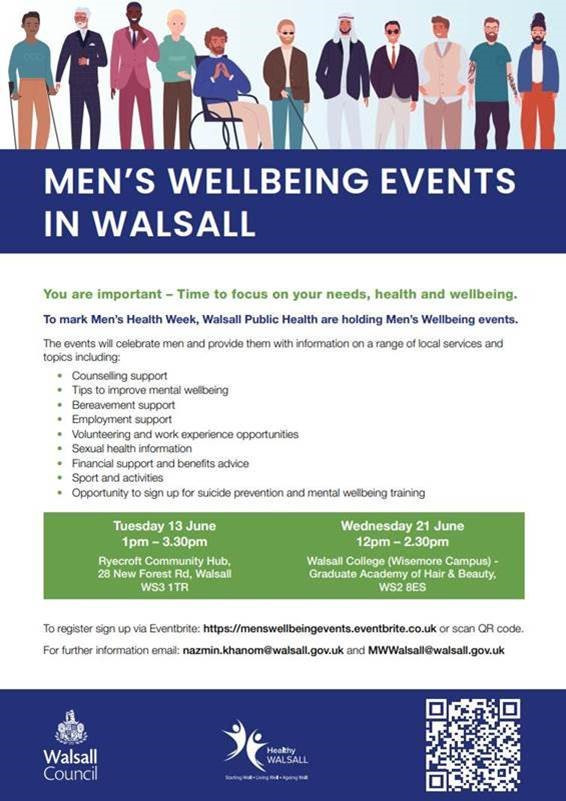 Wellbeing Events in Walsall
