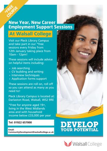 New Year, New Career Employment Sessions