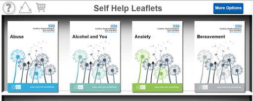 Self Help Guides produced by Cumbria, Northumberland, Tyne and Wear NHS Foundation Trust