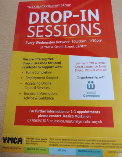 YMCA Walsall Drop-in Session's