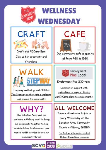 Wellness Wednesday, Oldbury