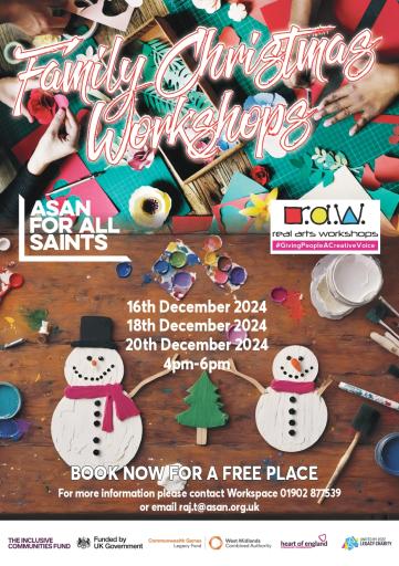 Christmas Craft Family Workshop Wolverhampton